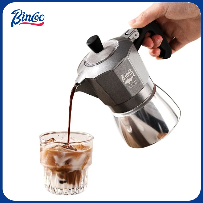 Coffee Equipment For Sale - 빈쿠 2컵 더블 밸브 모카포트 알루미늄