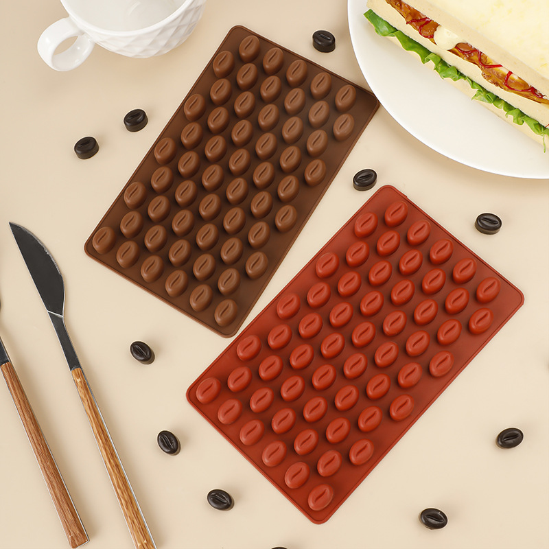 Coffee Jelly Equipment - 신제품 55 커피콩 초콜릿 몰드 DIY