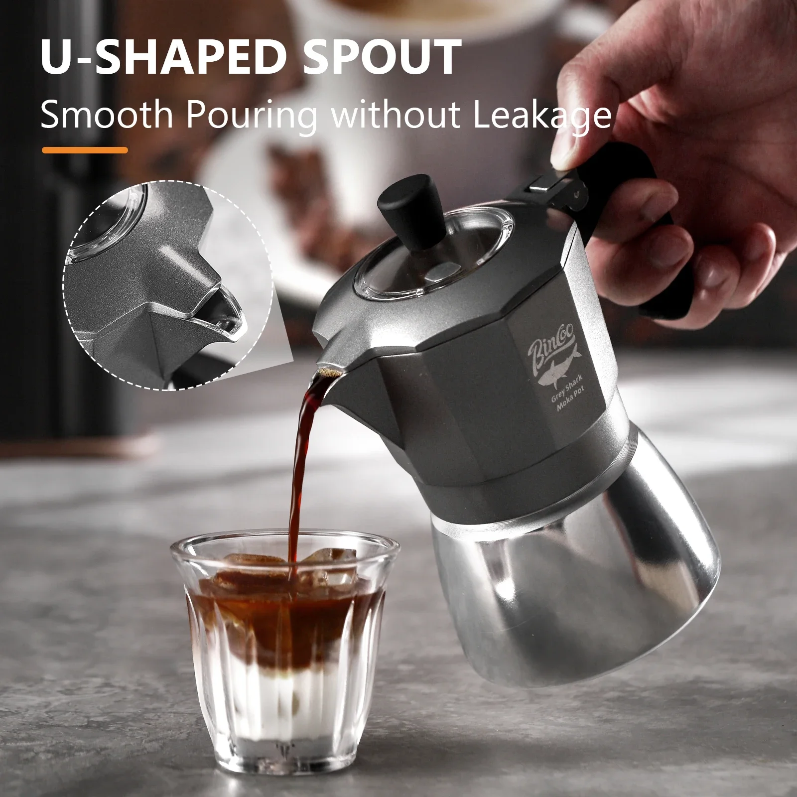 빈쿠 2컵 더블 밸브 모카포트 알루미늄 합금 커피포트  - Coffee Equipment For Sale 리뷰 및 가격