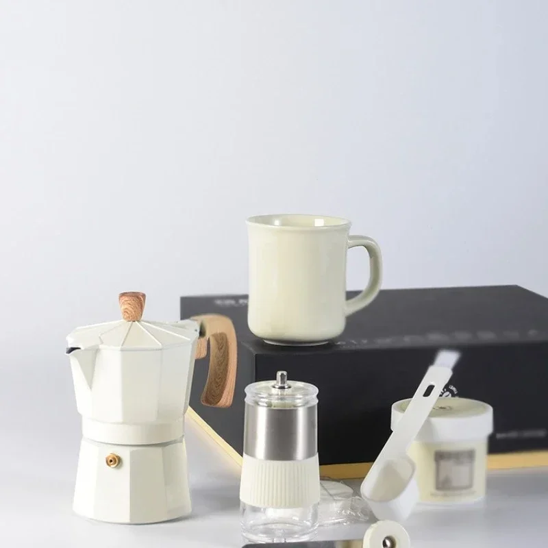 에스프레소 메이커 모카 포트 수동 콩 그라인더 세트 커 - Coffee Equipment Grinder 리뷰 및 가격