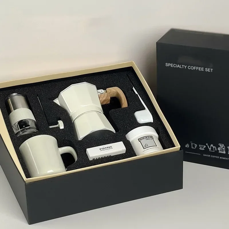에스프레소 메이커 모카 포트 수동 콩 그라인더 세트 커 - Coffee Equipment Grinder 리뷰 및 가격