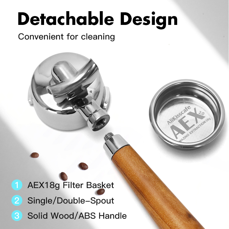 AliKisscafe 58MM 커피 포터필터, 가기아  - Coffee Equipment For Sale 리뷰 및 가격