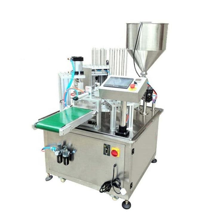 자동 회전식 컵 충전 실링 기계, 커피 가루 꿀 소스  - Coffee Jelly Equipment 리뷰 및 가격