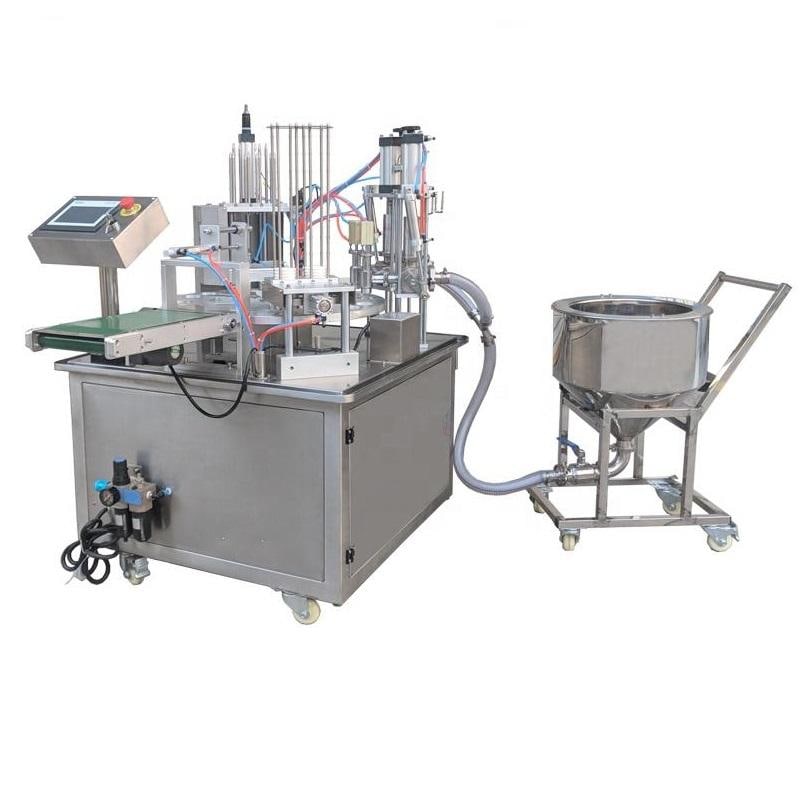 자동 회전식 컵 충전 실링 기계, 커피 가루 꿀 소스  - Coffee Jelly Equipment 리뷰 및 가격
