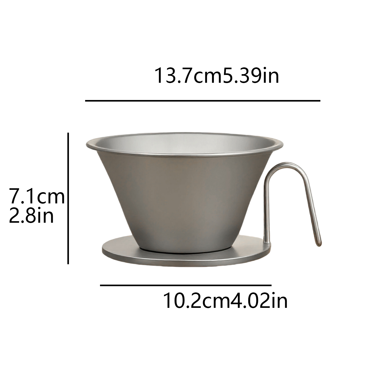 제품명: 순수 티타늄 커피 필터컵, 핸드브루 커피 필터 - Coffee Equipment Names 리뷰 및 가격