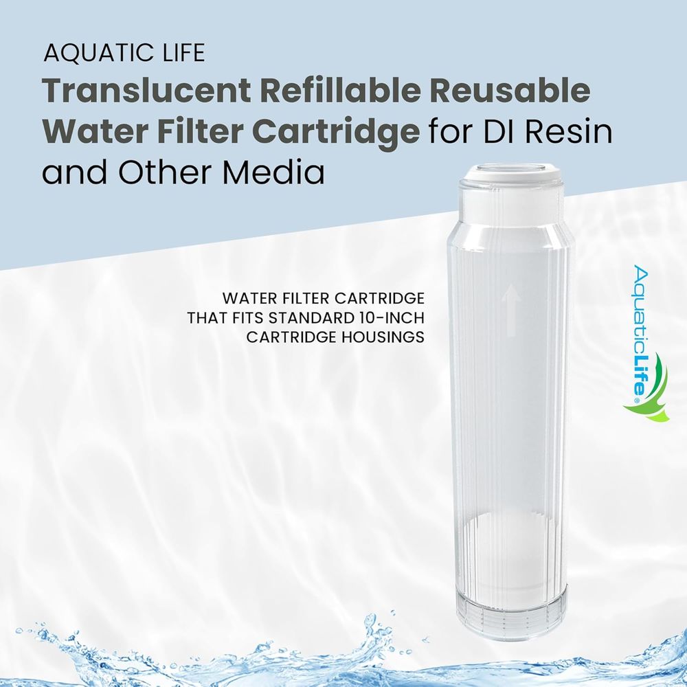 10 x 2.5 재사용 가능한 DI 레진 및 미디어가  - Water Filter Cartridge 리뷰 및 가격