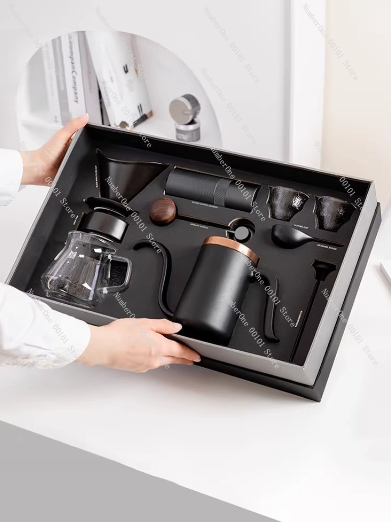 수동 커피 메이커 세트 선물 상자 그라인더 필터 컵 푸 - Coffee Equipment Grinder 리뷰 및 가격