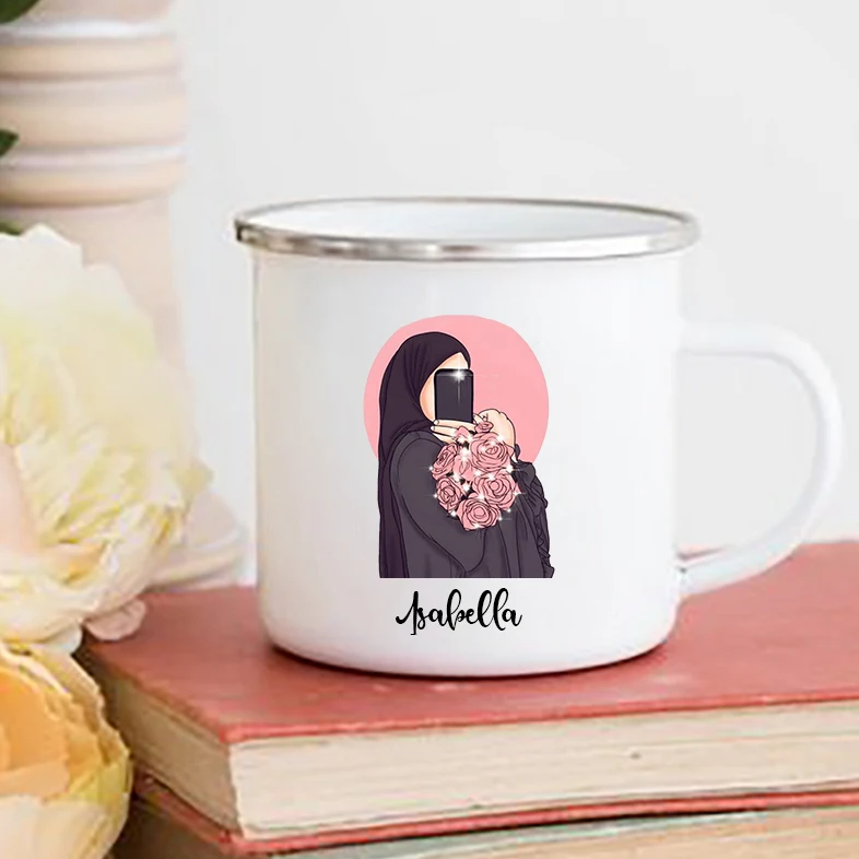 개인화 된 Hijabi 소녀 인쇄 머그잔 커피 컵 음료 - Coffee Equipment Names 리뷰 및 가격