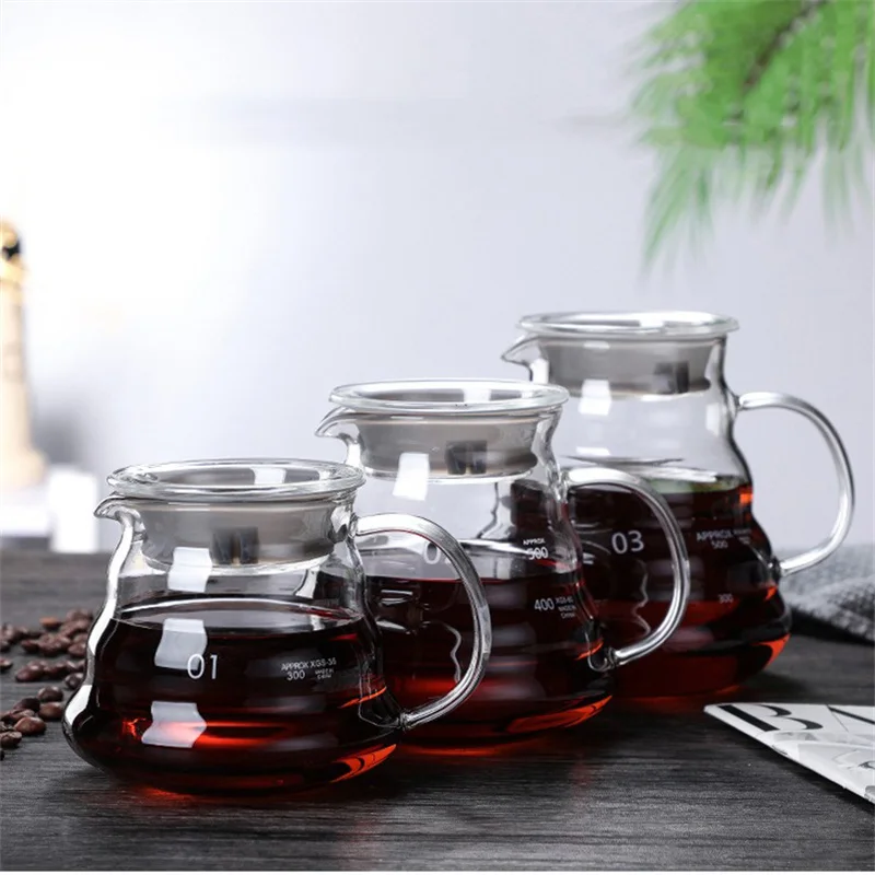 뚜껑이 있는 핸드 브루 커피 물병, 구름 모양 투명 유 - Coffee Equipment For Sale 리뷰 및 가격