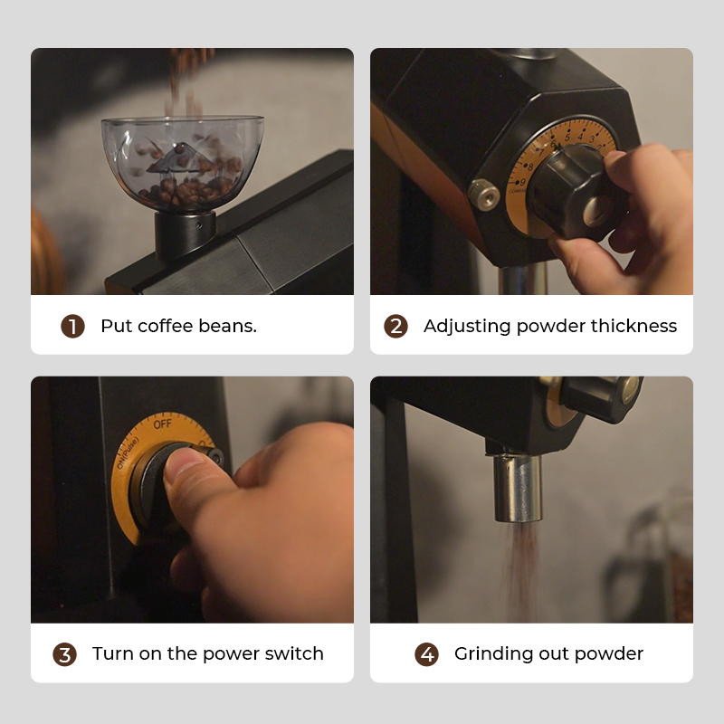 플랫 버 전문가용 전동 커피 원두 분쇄기, 콘 그라인더 - Coffee Equipment Grinder 리뷰 및 가격