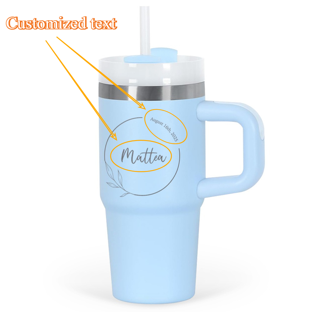 14온스 개인 맞춤 이름 자동차 머그컵 손잡이가 있는  - Coffee Equipment Names 리뷰 및 가격